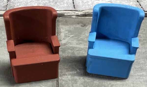 Parlor Car Seats Wingback Design - Image 3