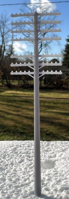 N Scale Communications & Power Poles